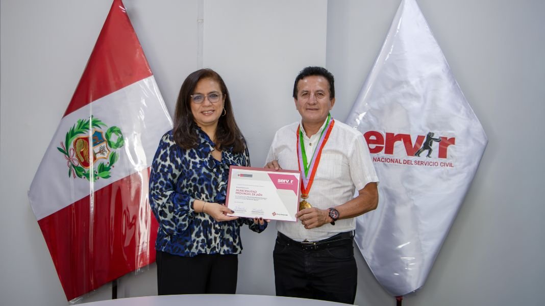 SERVIR reconoce a Municipalidad Provincial de Jaén por fortalecer la capacitación de sus servidores