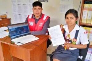 Tambos fueron centro de inscripción de más de 2000 jóvenes en zonas rurales al Examen Nacional de Preselección de Beca 18