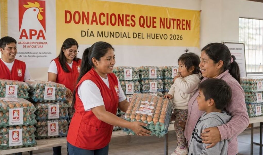 APA compartirá más de 30 mil huevos con poblaciones vulnerables del Perú