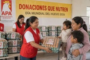 APA compartirá más de 30 mil huevos con poblaciones vulnerables del Perú