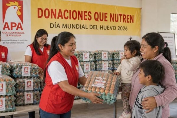 APA compartirá más de 30 mil huevos con poblaciones vulnerables del Perú